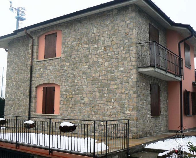 Massicciate, opere fluviali, dissesto idrogeologico domus pietra ... Facciata casa in pietra